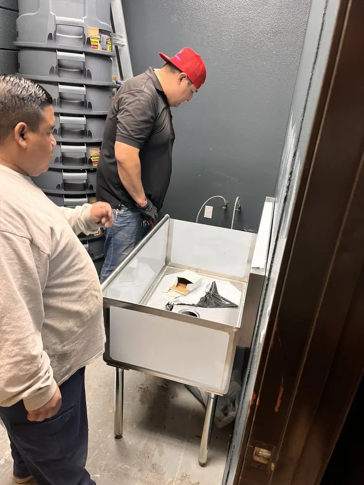 Commercial plumbing and sink installation in Heart of Texas
